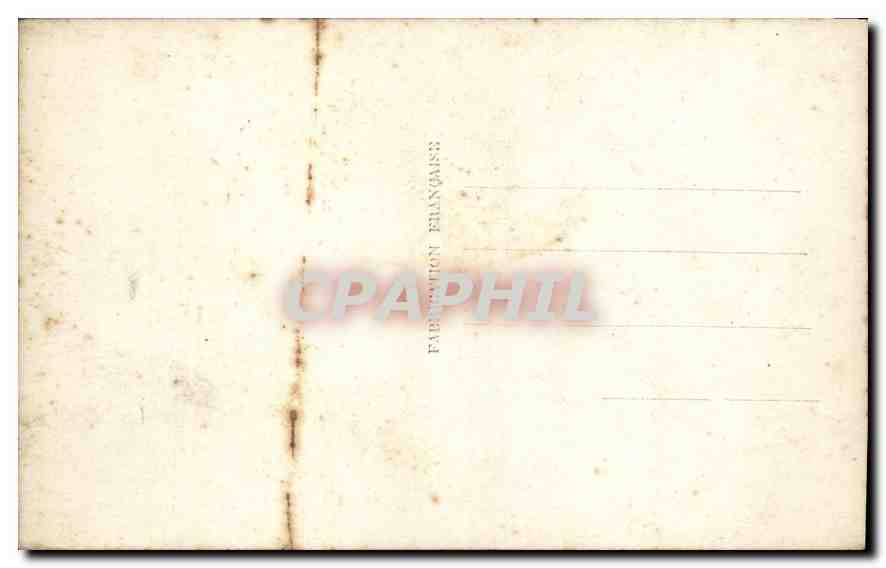 CPA Amities Fleurs — Verso