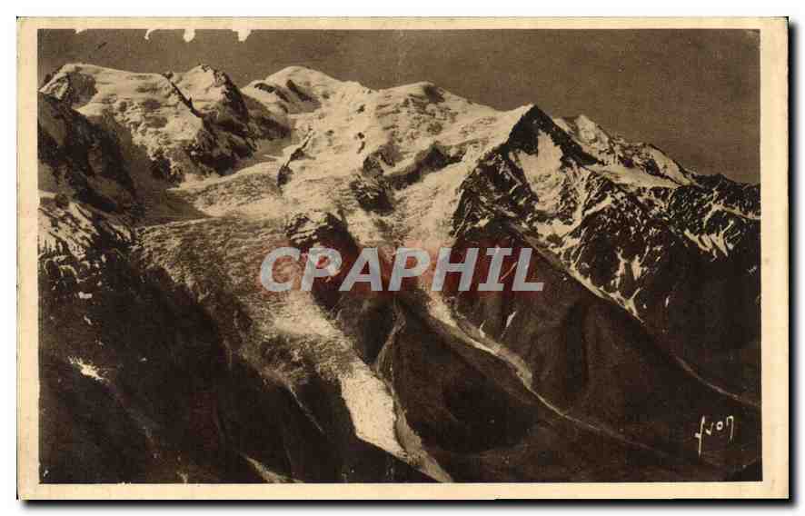 CPA Chamonix Mont Blanc Haute Savoie Le Mont Blanc 