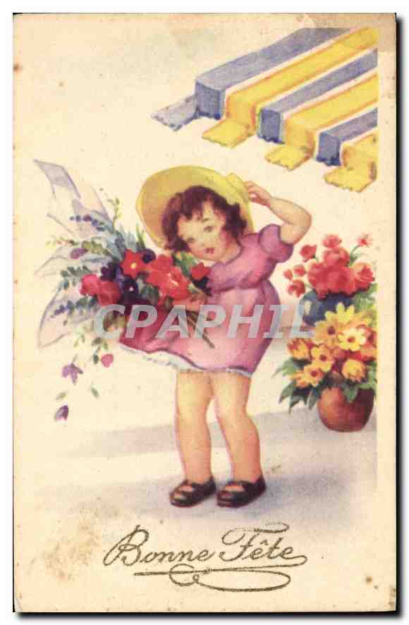 CPA Bonne Fete Enfant