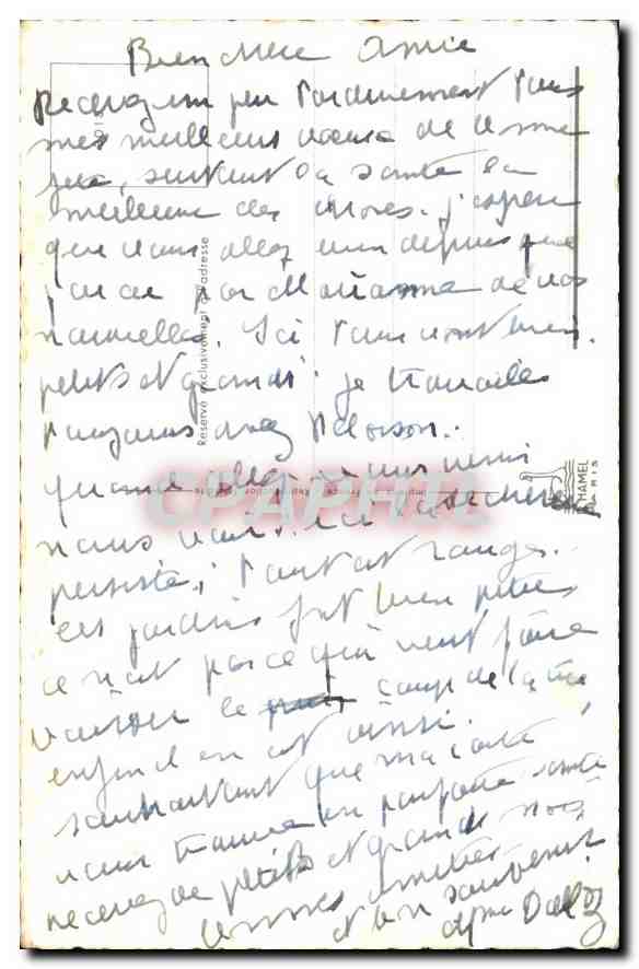 CPA Bonne Fete Fleurs Oiseau — Verso