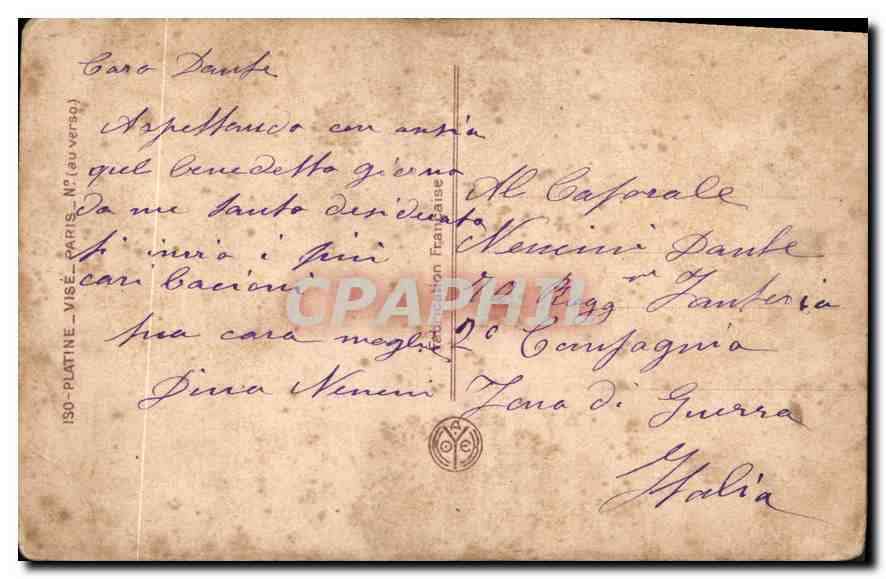 CPA Heureuses Paques Femme — Rückseite