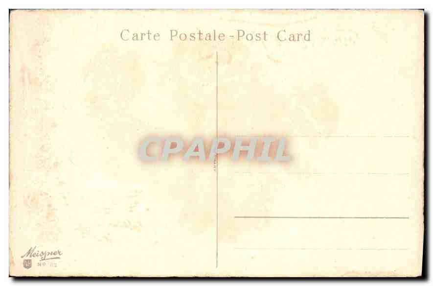 CPA Heureux Anniversaire Fleurs — Rückseite