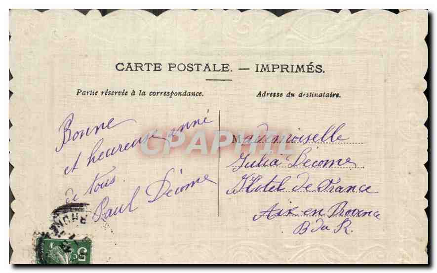 Violets dans un vase — Reproductions Françaises — n° 123 — Reverso