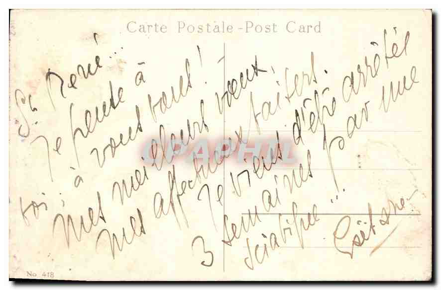 CPA Heureux Anniversaire Fleurs — Verso
