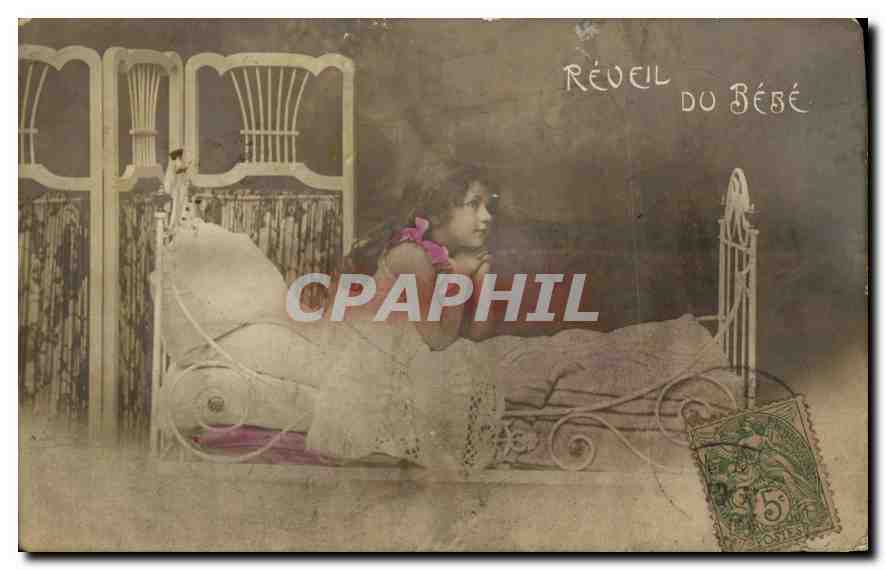 CPA Reveil du Bebe Enfant