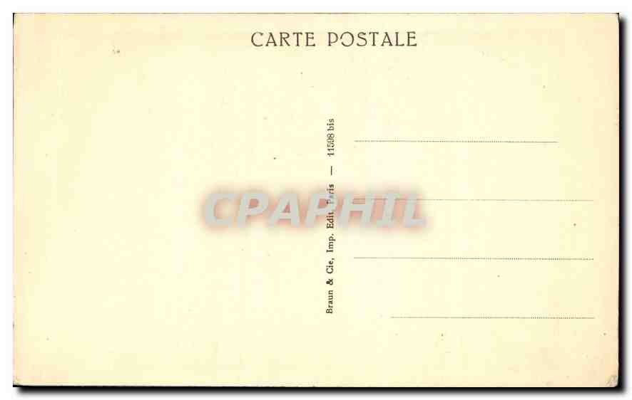 CPA Musee du Louvre Leonardo de Vinci Sainte Anne  — Rückseite