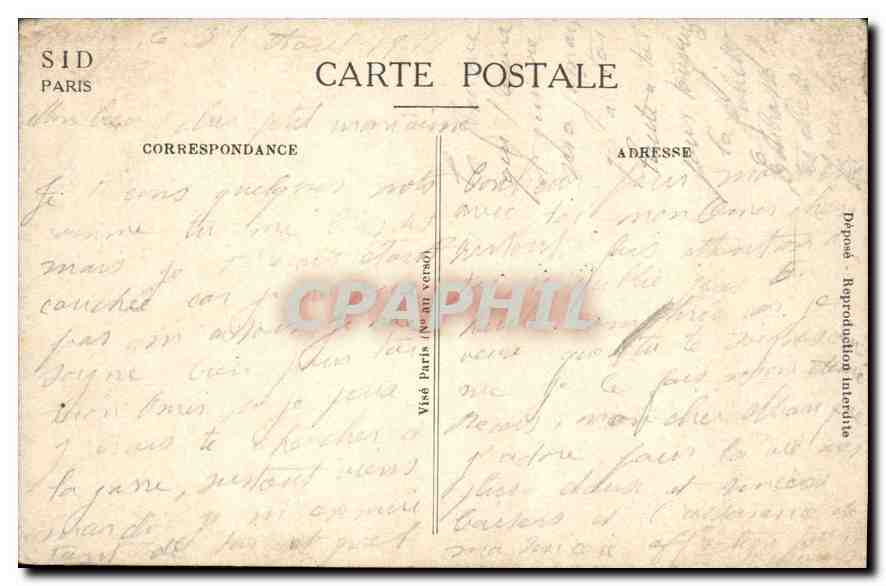 Soldat et femme dans les nuages — L'Amour unit nos pensées! — S.I.D. Paris, n°216 — Reverso