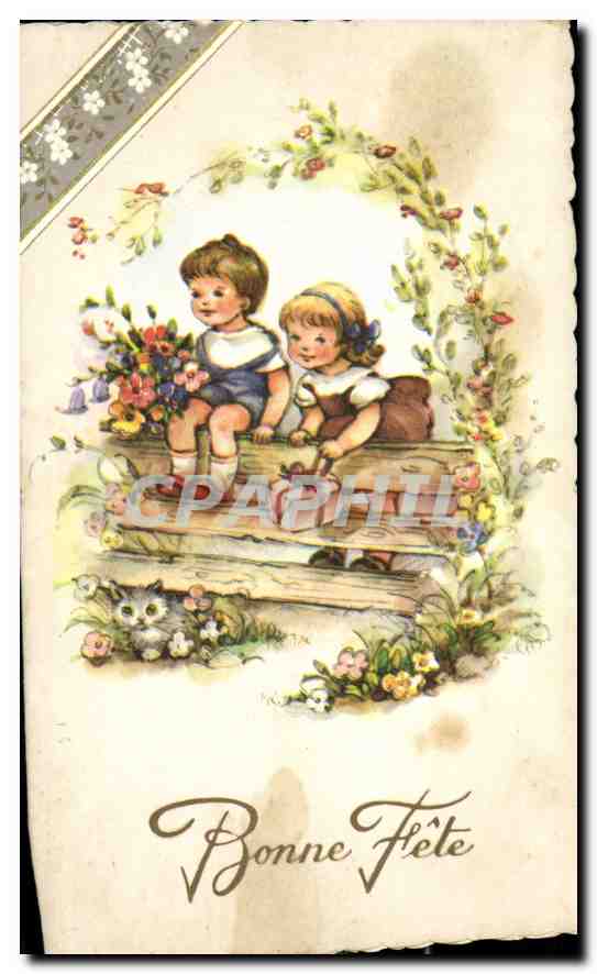 CPA Bonne Fete Enfants