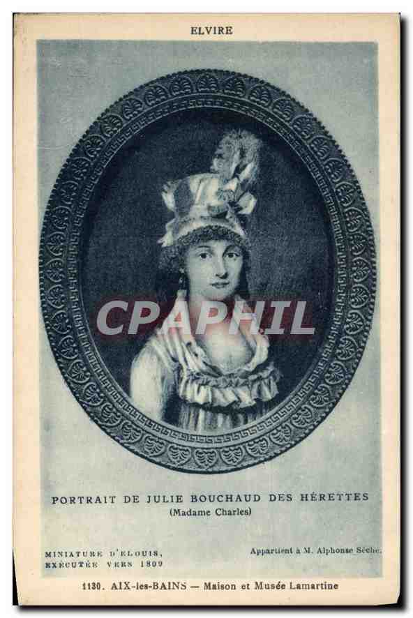 CPA Portrait de Julie Bouchaud des Herettes Madame Charles 