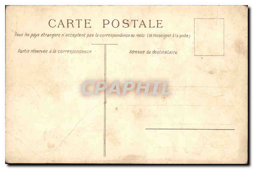 CPA Permettez moi ma belle et chere Poissons — Rückseite