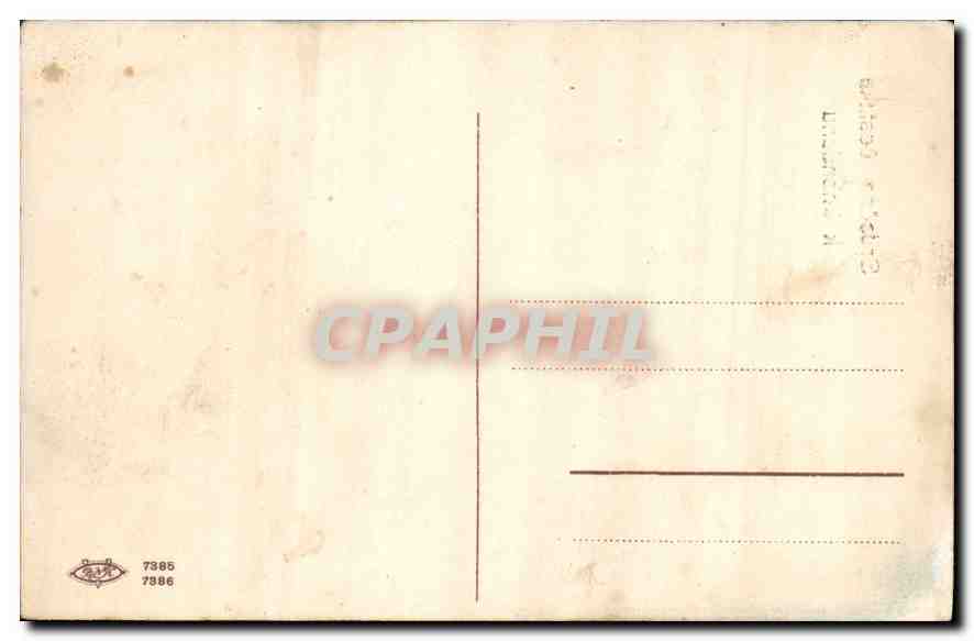 CPA Fleurs — Verso