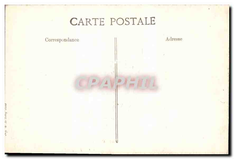CPA Marseille Place de la Bourse  — Rückseite