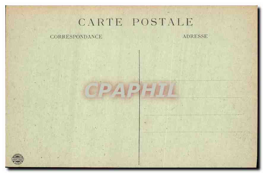 CPA Marseille Le Square de la Bourse  — Rückseite