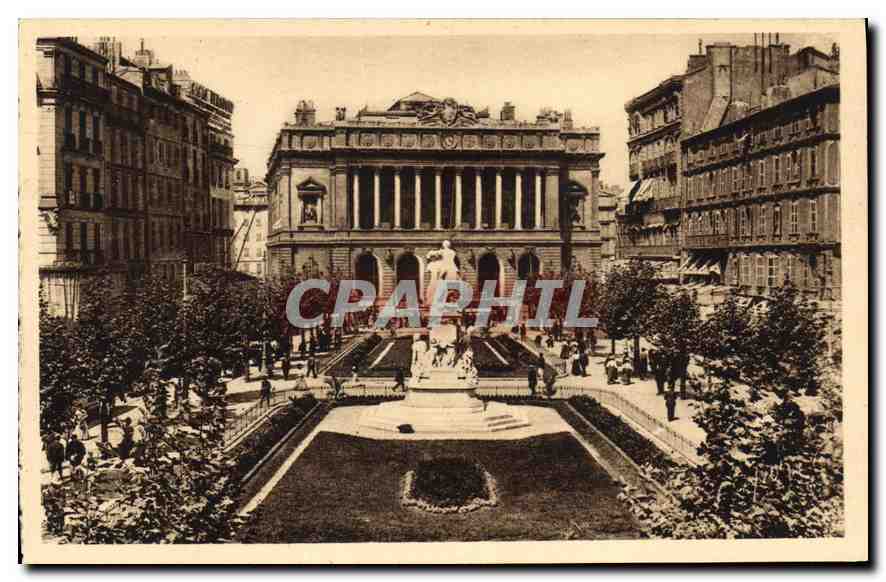 CPA Marseille B du R La Place de la Bourse 