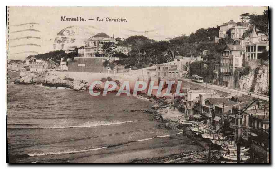 CPA Marseille La Corniche 