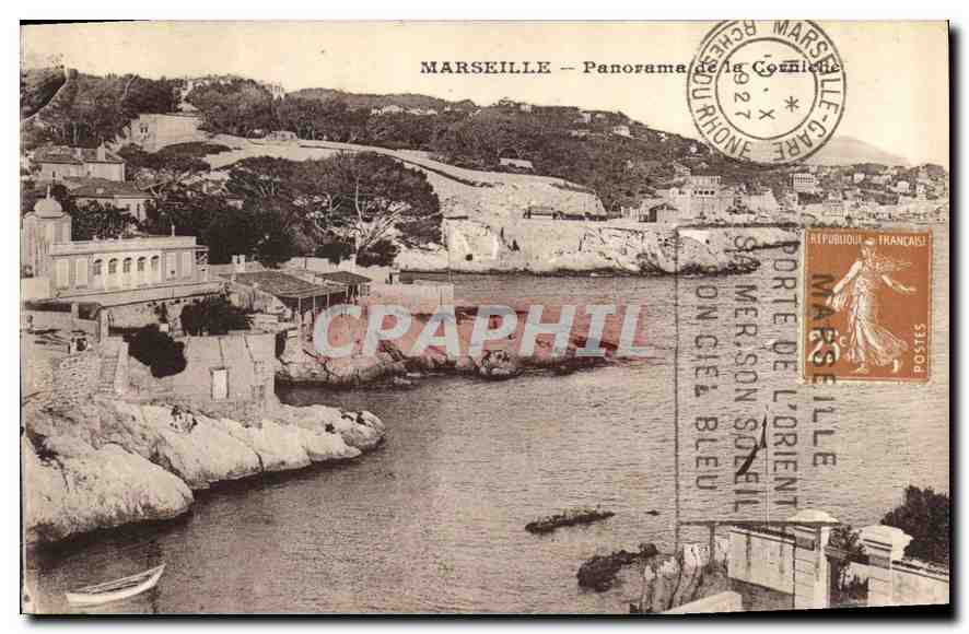 CPA Marseille Panorama de la Corniche 