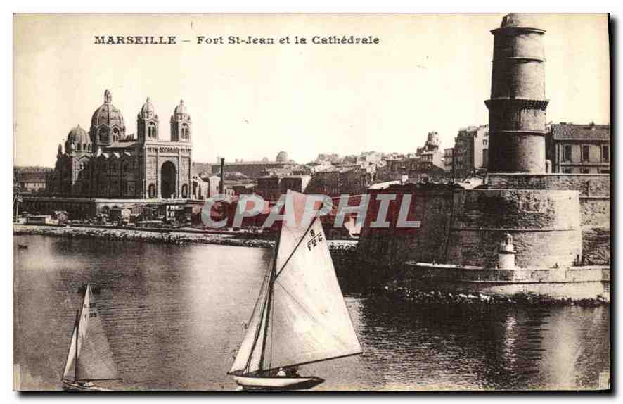 Marseille — Fort St-Jean und die Kathedrale