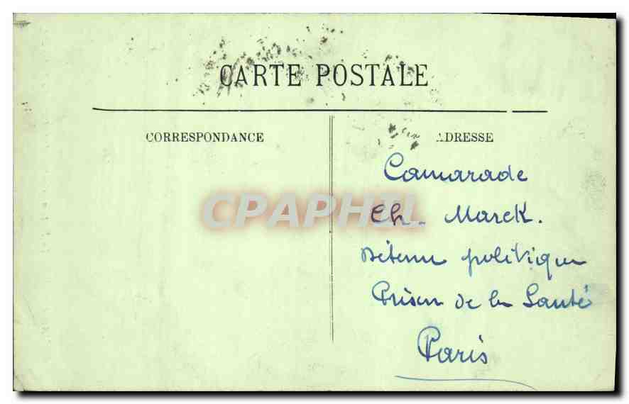 CPA Marseille Fontaine Cantini Le Rhone  — Rückseite