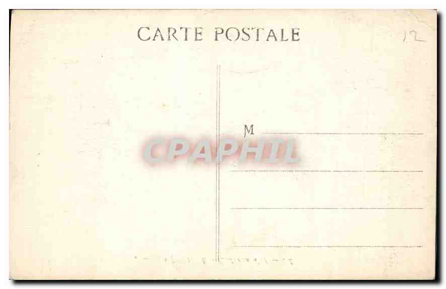 CPA Marseille Chateau d'If  — Verso