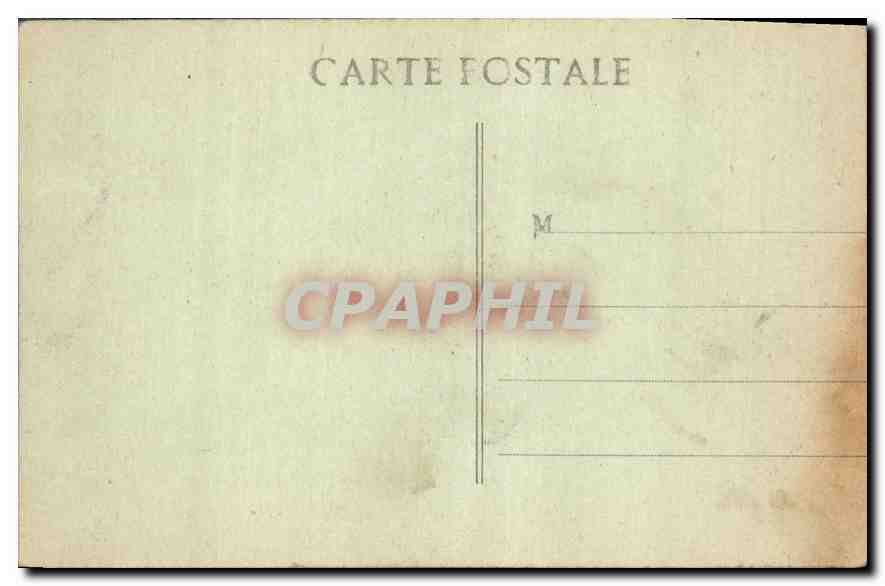 CPA Marseille Chateau d'If vu de l'Ascenseur de Notre Dame de la Garde  — Verso