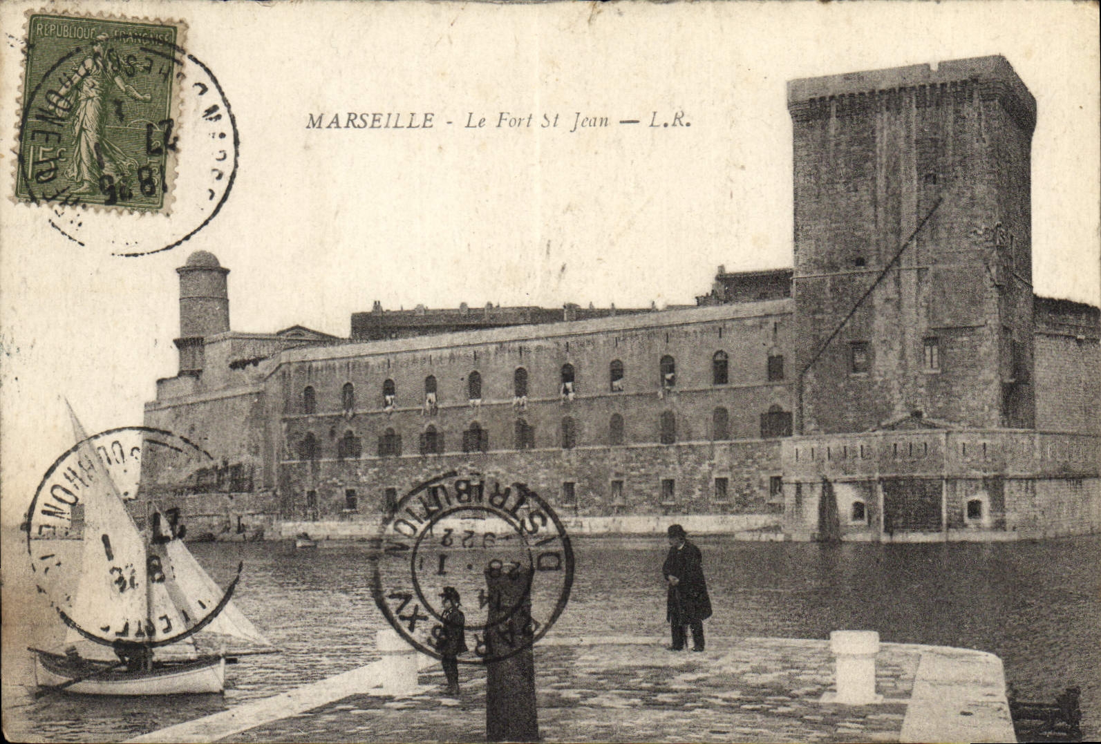CPA Marseille Le Fort St Jean 