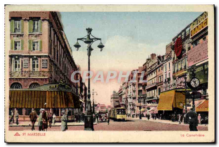 CPA Marseille La Canebiere 