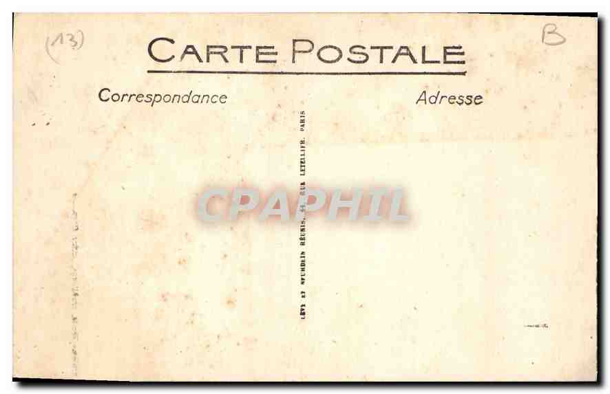 CPA Exposition Colontale de Marseille Fontaine Monument  — Rückseite