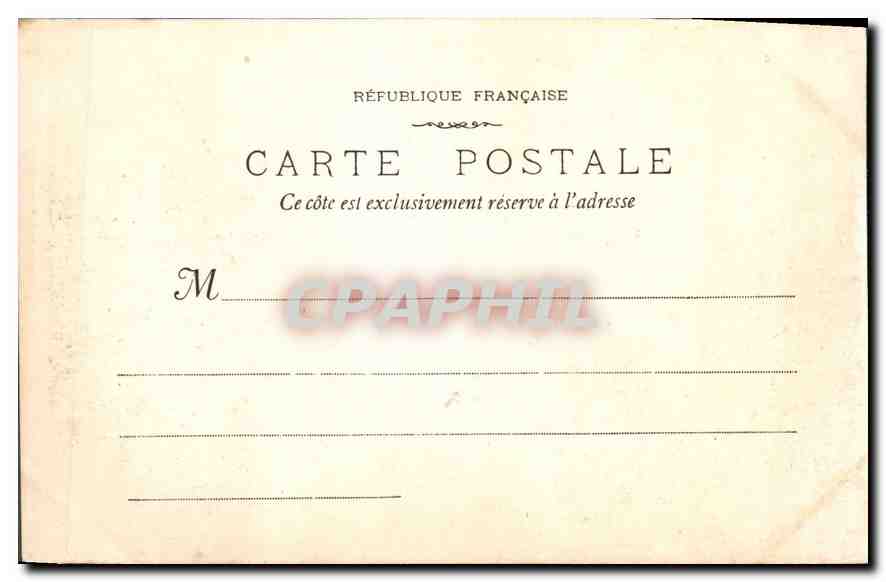 CPA Marseille Le Vieux Port et Notre Dame de la Garde  — Rückseite