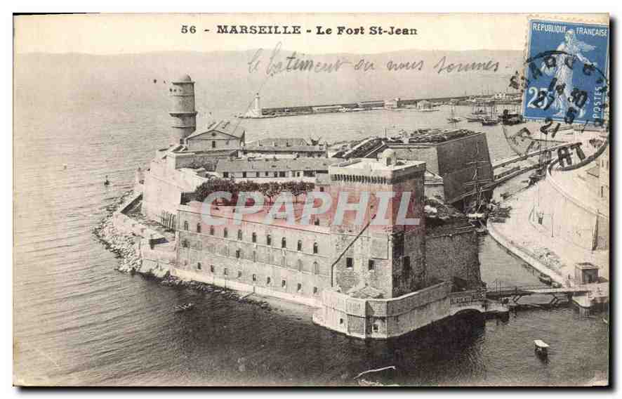 CPA Marseille Le Fort St Jean 