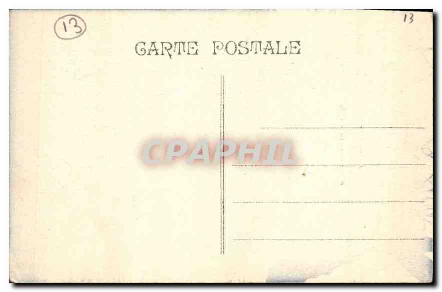 CPA Marseille Le Fort St Jean et la Cathedrale  — Rückseite