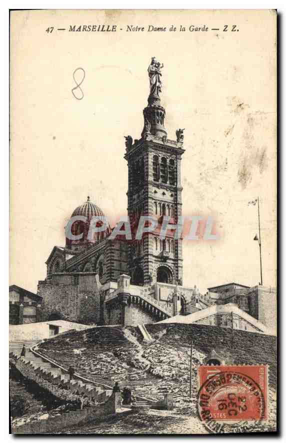 CPA Marseille Notre Dame de la Garde 