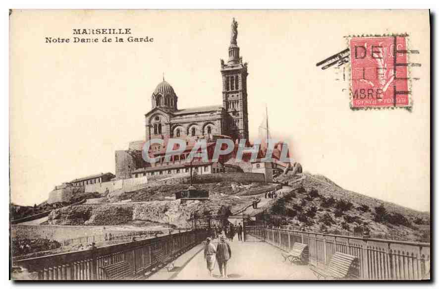 Marseille — Notre-Dame de la Garde — éditeur inconnu, n° de série non visible