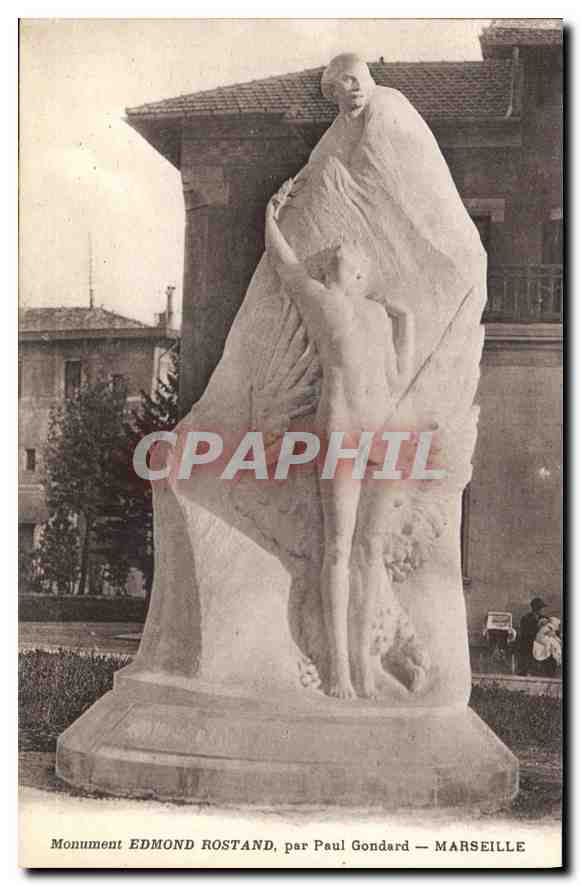 Monument Edmond Rostand, par Paul Gondard — MARSEILLE