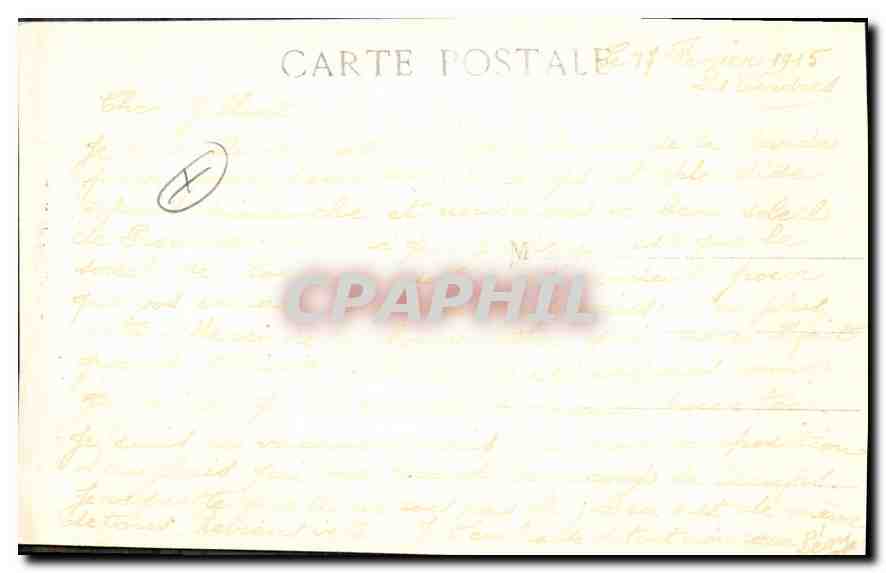 CPA Marseille Basilique de Notre Dame de la Garde  — Rückseite