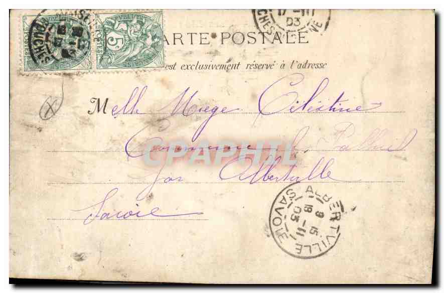 Marseille : Entrée du Vieux-Port — G.M. - 52 — éditeur G.M. — Verso