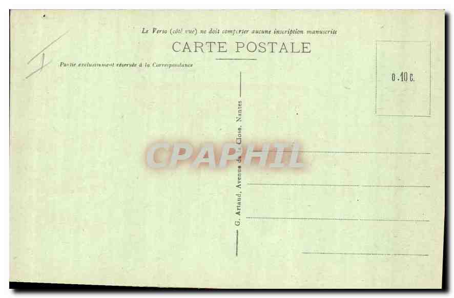 CPA Marseille Porte d'Aix  — Verso