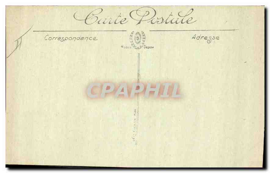 CPA Marseille L'Avenue du Prado vu de la Place Castellane  — Rückseite
