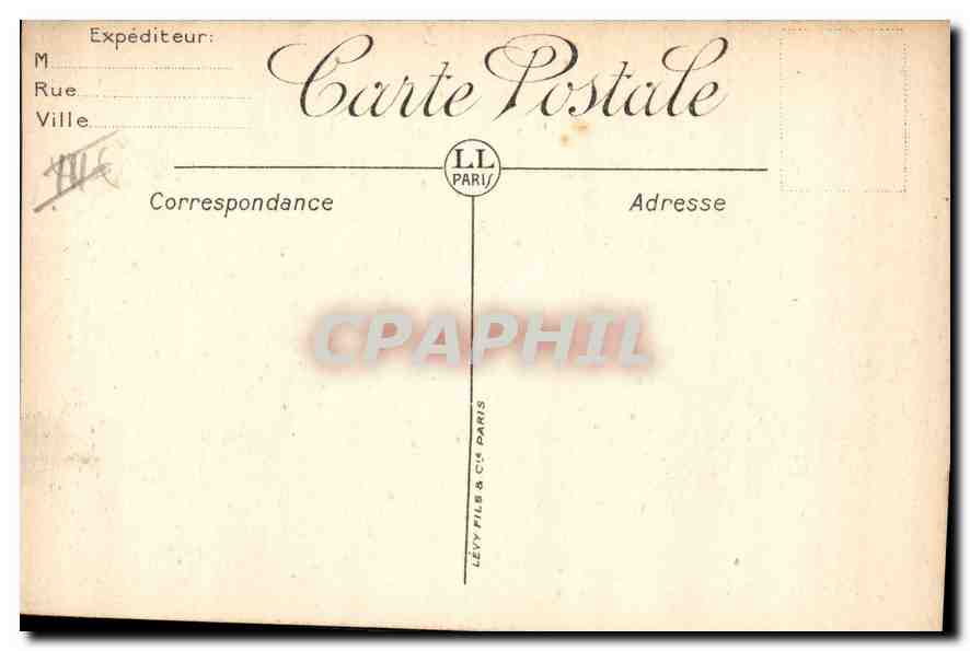 Marsella — El Castillo de If — El Barco de Turistas — LL — Reverso
