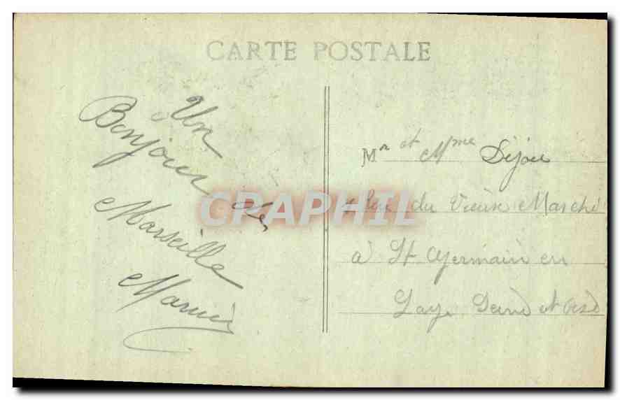 Marseille - Quai des Belges - C.M. — Rückseite