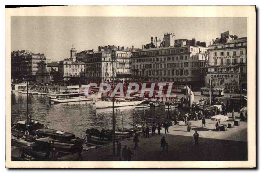 CPA Marseille Quai des Belges 