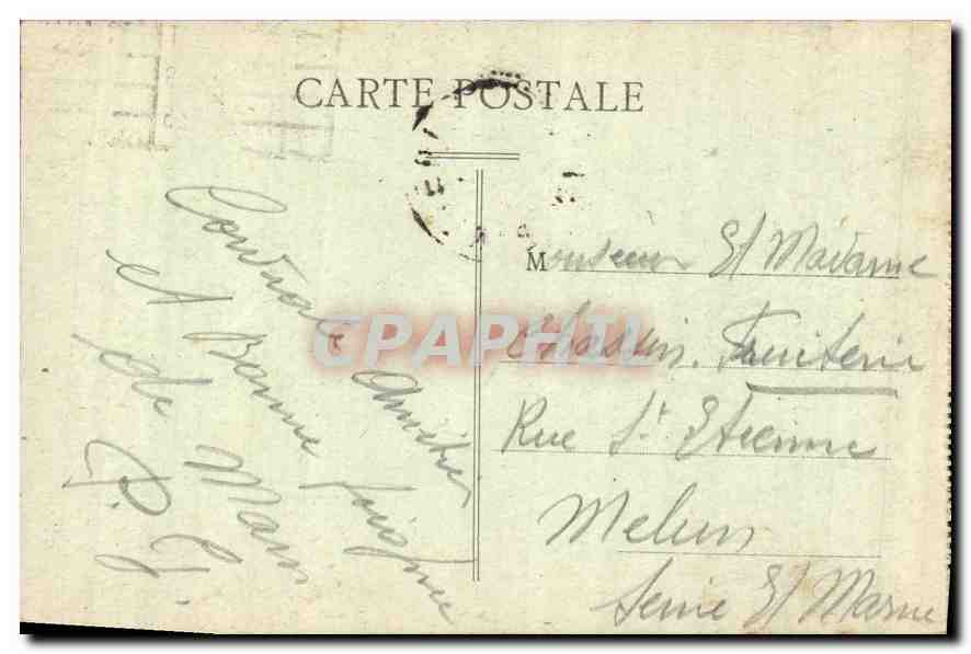 Marseille — Quai des Belges — E. L. — Éditeur E. L. n° 108 — Verso