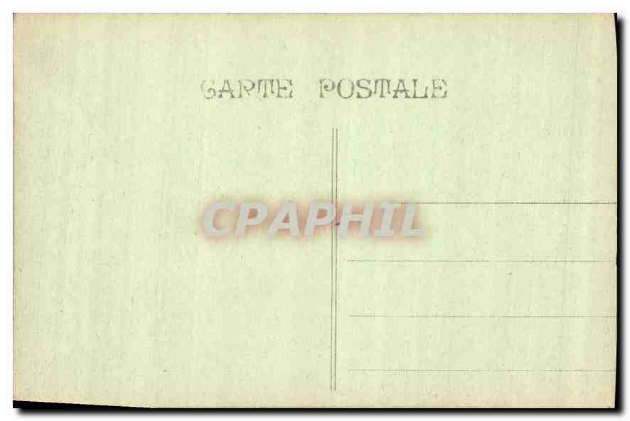 CPA Marseille Quai des Belges et rue Canebiege  — Rückseite