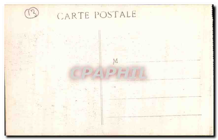 CPA Marseille Ascenseurs Notre Dame de la Garde  — Rückseite