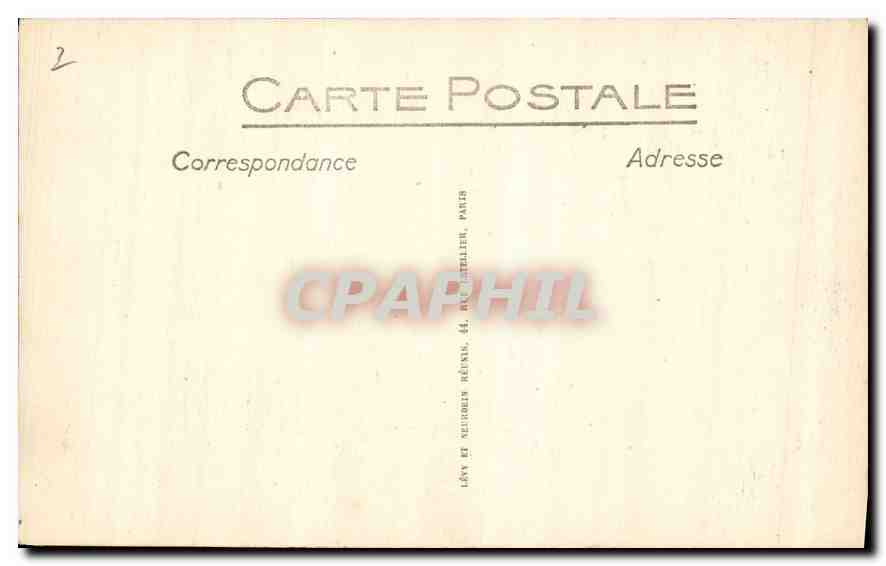 CPA Marseille Notre Dame de la Garde  — Rückseite
