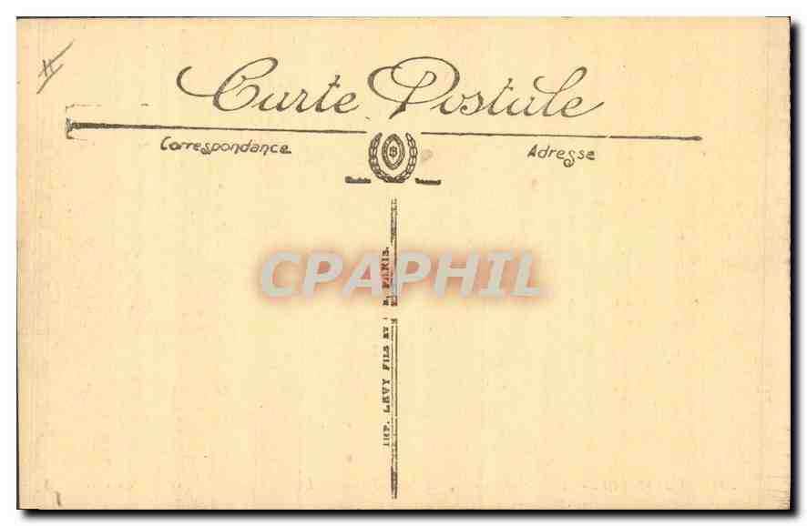 CPA Marseille La Prefecture et Vue de Notre Dame  — Rückseite
