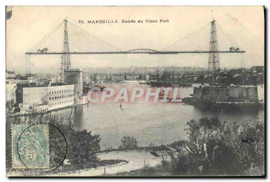 CPA Marseille Entree du Vieux Port 