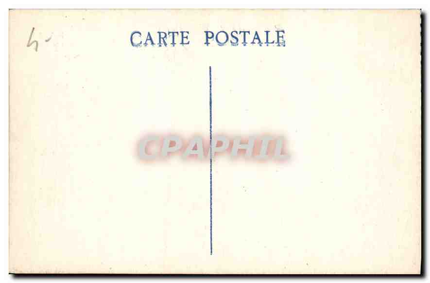 CPA Marseille La Corniche  — Verso