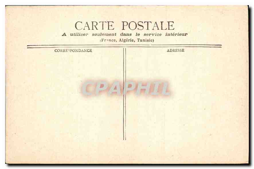 CPA Marseille Route de la Corniche  — Rückseite