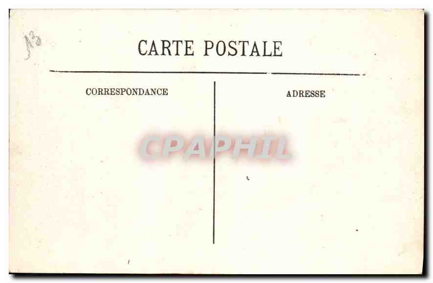 CPA Marseille Entree de la Cannebiere  — Rückseite