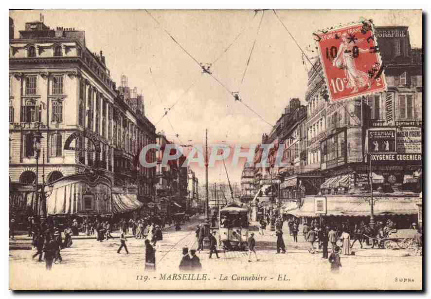 CPA Marseille La Cannebiere 